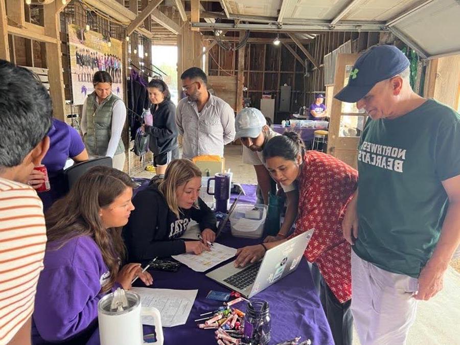 Students worked within the association’s rules and constraints while interacting with show administrators to gather details for rider and horse analysis.